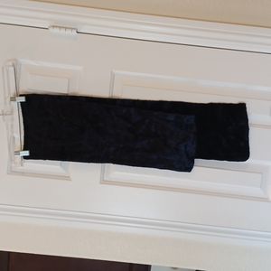 Faux Fur Black Scarf